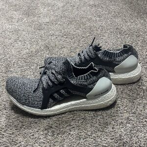 Adidas Ultra Boost Knit Black and White Shoes